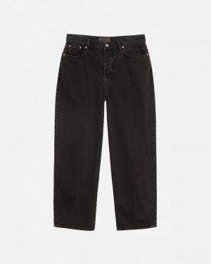 Black Men's Stussy Big Ol' Jean Denim Pants | INO-6127