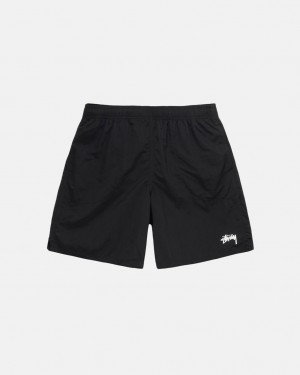 Black Men's Stussy Water Short Stock Shorts | GRV-3541