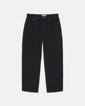 Black Women's Stussy Big Ol' Jean Overdyed Denim | TQO-5675