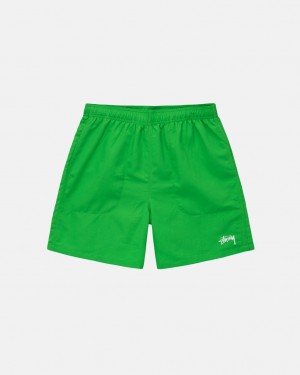 Green Men's Stussy Water Short Stock Shorts | LUU-7448