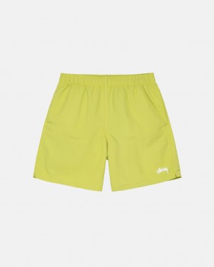 Light Green Men's Stussy Stock Water Short Swimwear | SWG-9646