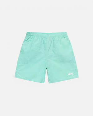 Light Turquoise Women's Stussy Stock Water Short Swimwear | NIX-6021