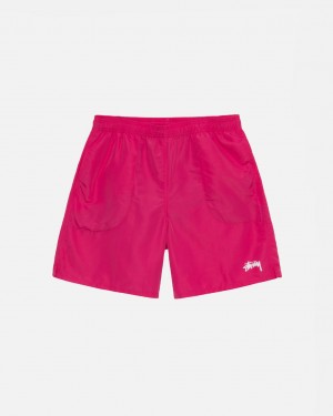 Pink Men's Stussy Water Short Stock Shorts | MUF-2814