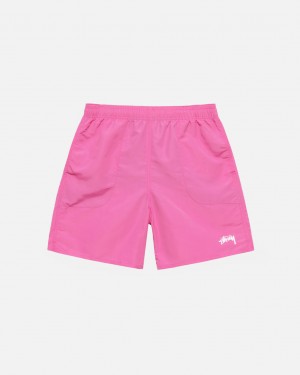 Pink Women's Stussy Stock Water Short Swimwear | XFE-8592