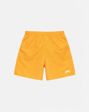 Yellow Men's Stussy Stock Water Short Swimwear | CWW-8313