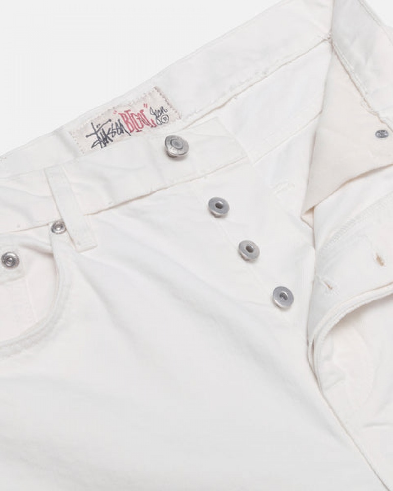 Beige Men's Stussy Big Ol' Jean Overdyed Pants | IVB-9022