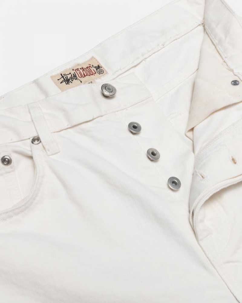 Beige Men's Stussy Classic Jean Overdyed Denim | YVR-5544