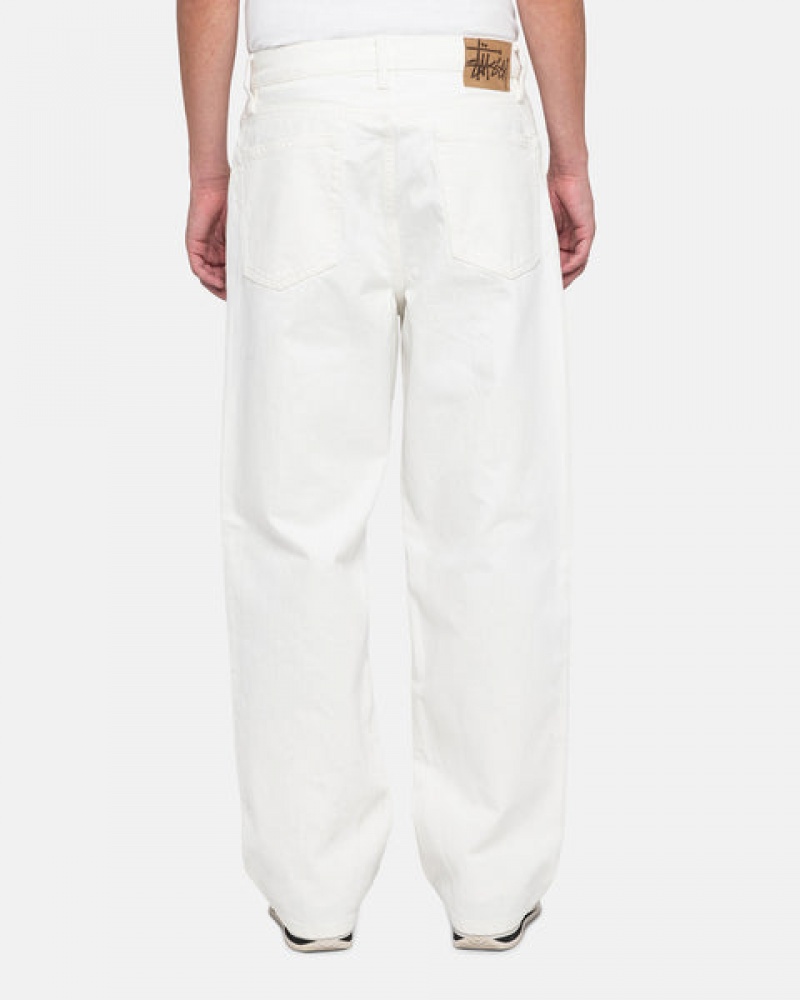 Beige Men's Stussy Classic Jean Overdyed Pants | IAA-7045