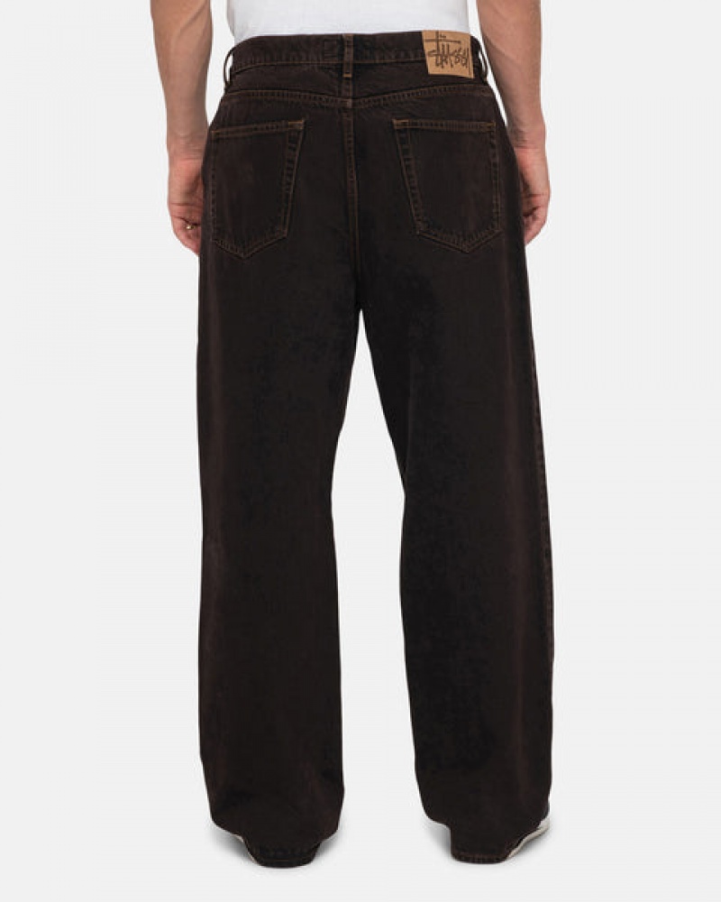 Black Men's Stussy Big Ol' Jean Denim | GBL-0525