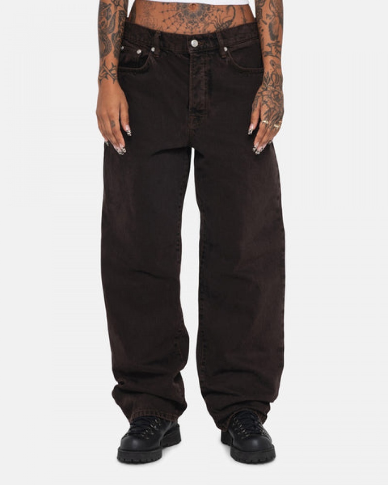 Black Men's Stussy Big Ol' Jean Denim | GBL-0525