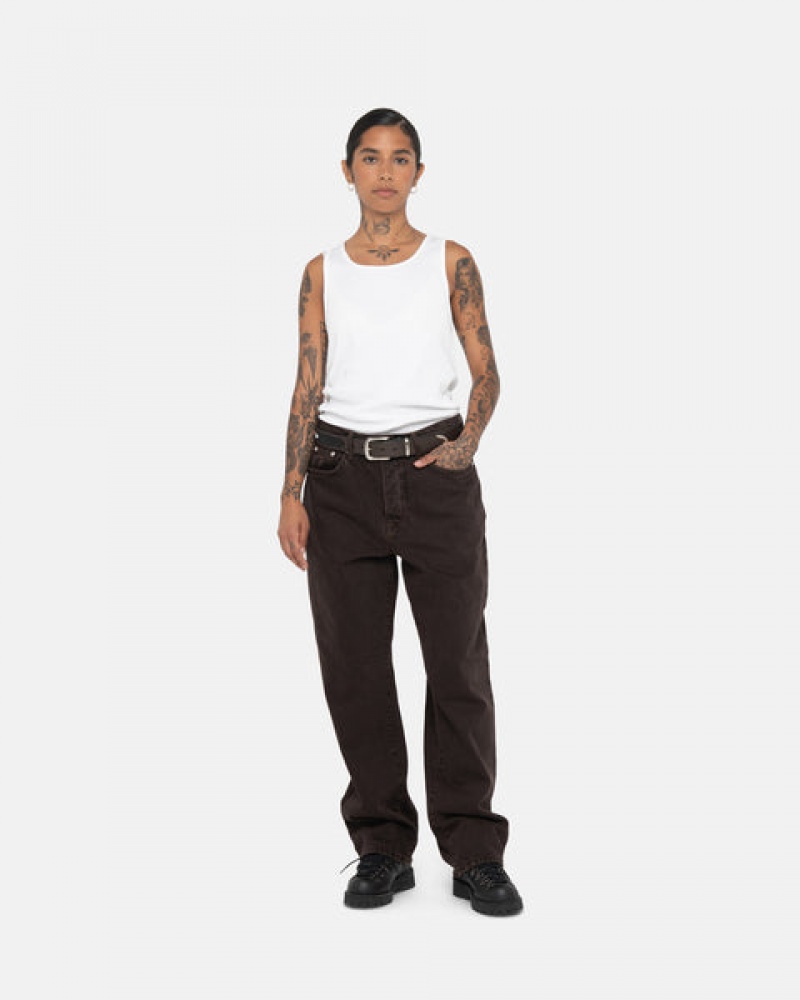 Black Men's Stussy Big Ol' Jean Denim | GBL-0525