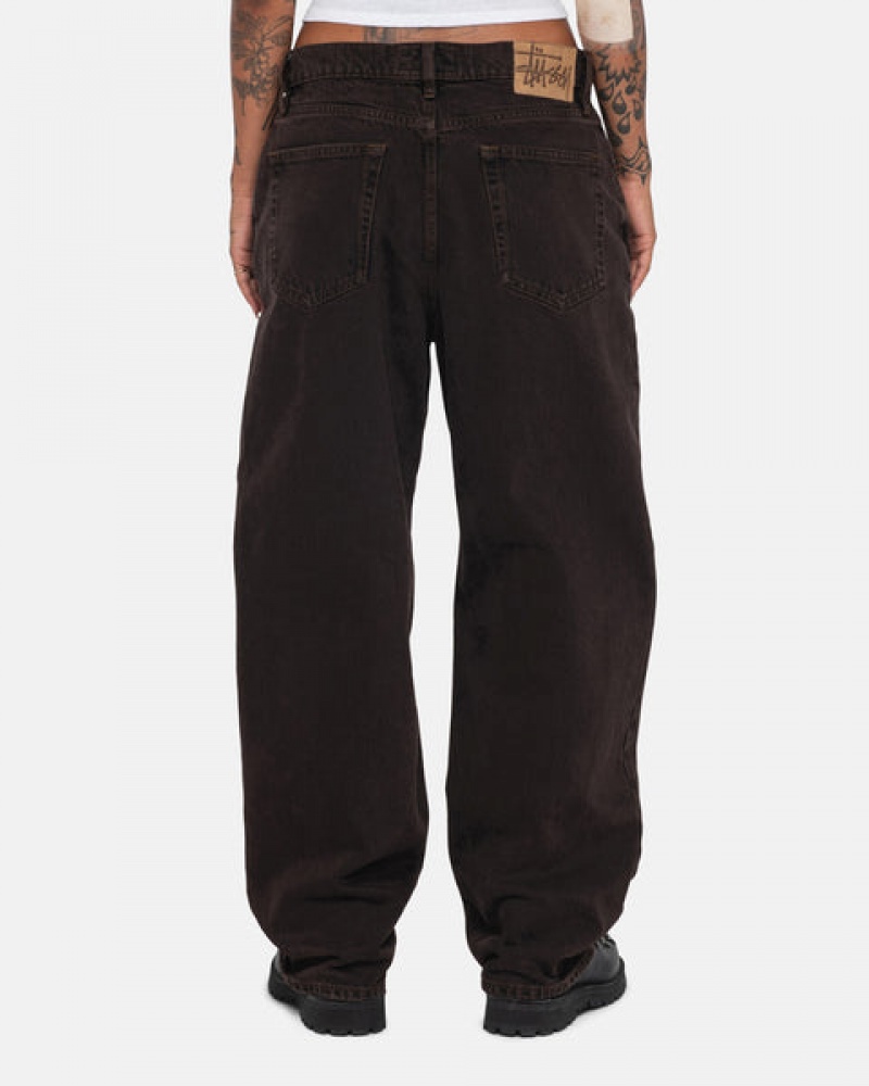 Black Men's Stussy Big Ol' Jean Denim | GBL-0525