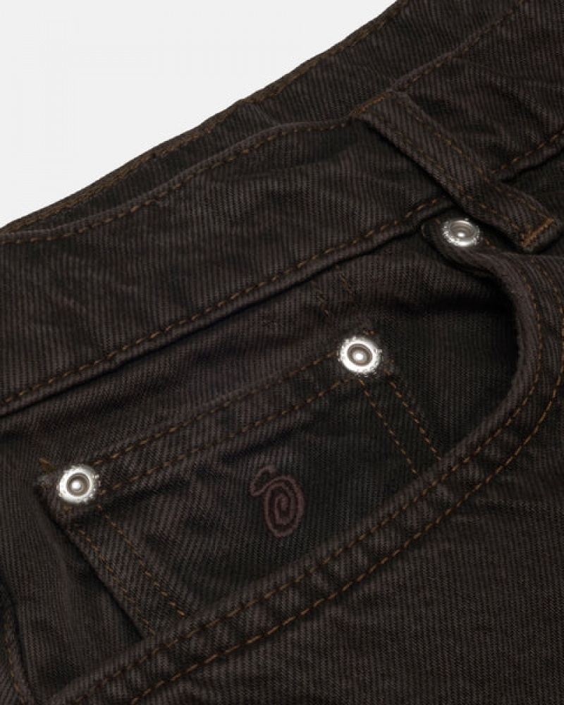 Black Men's Stussy Big Ol' Jean Denim | GBL-0525