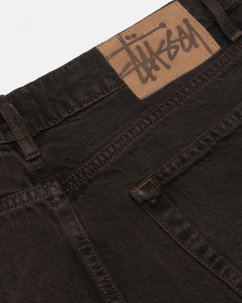 Black Men's Stussy Big Ol' Jean Denim | GBL-0525