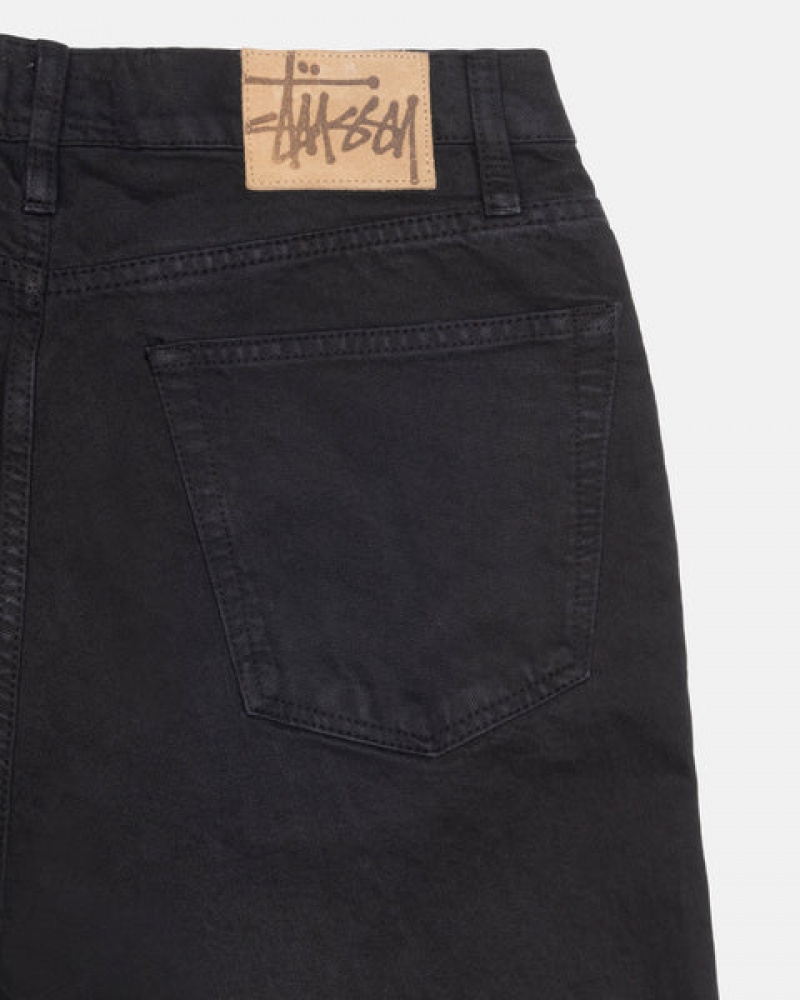 Black Men's Stussy Classic Jean Overdyed Pants | ANW-9769