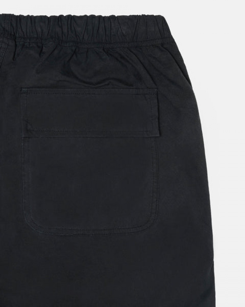 Black Men's Stussy Nyco Over Trousers Pants | PWX-1832