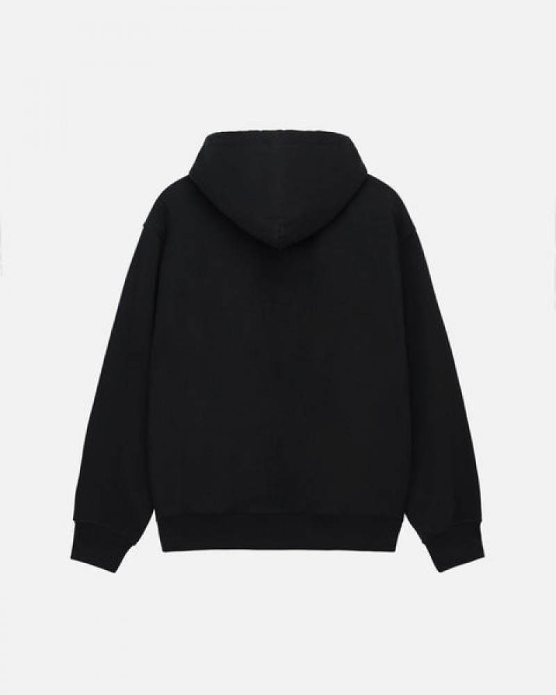 Black Men's Stussy Soda Can Hoodie | QDB-0507