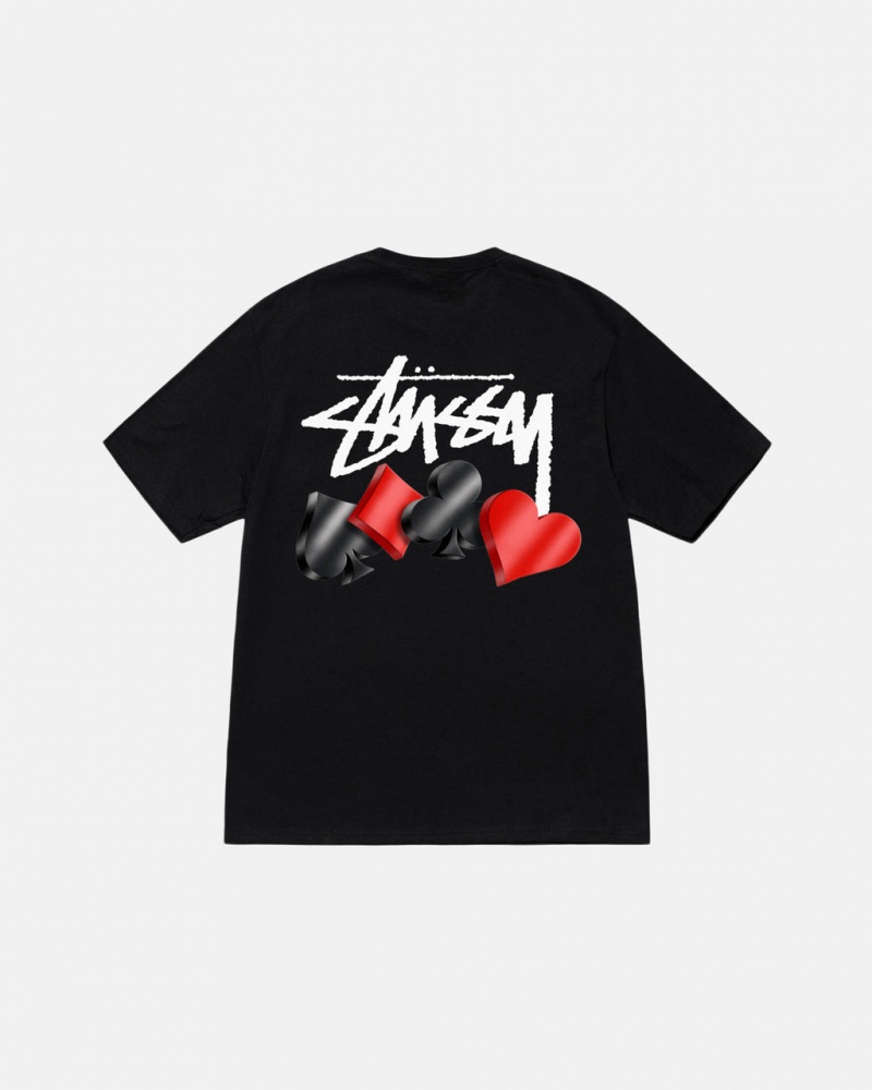 Black Men\'s Stussy Suits Tees | AZU-8877