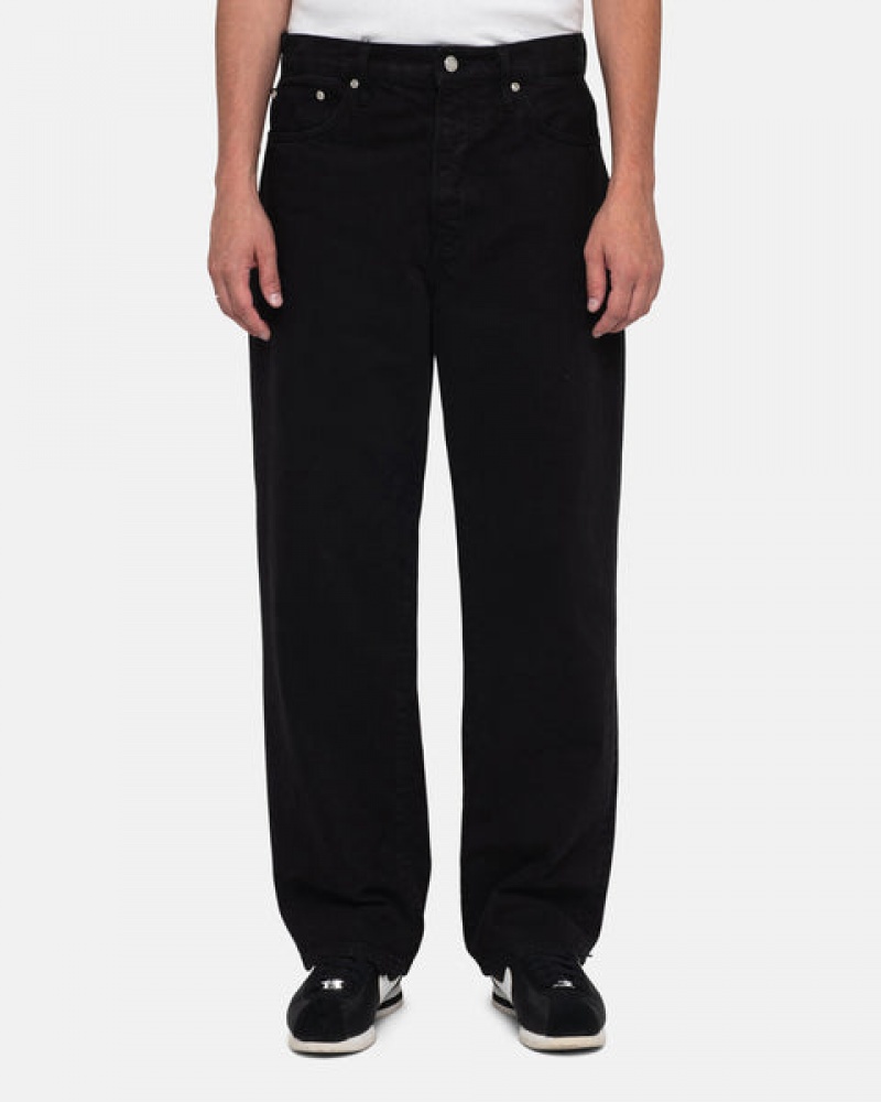 Black Women's Stussy Classic Jean Overdyed Pants | GWO-5585