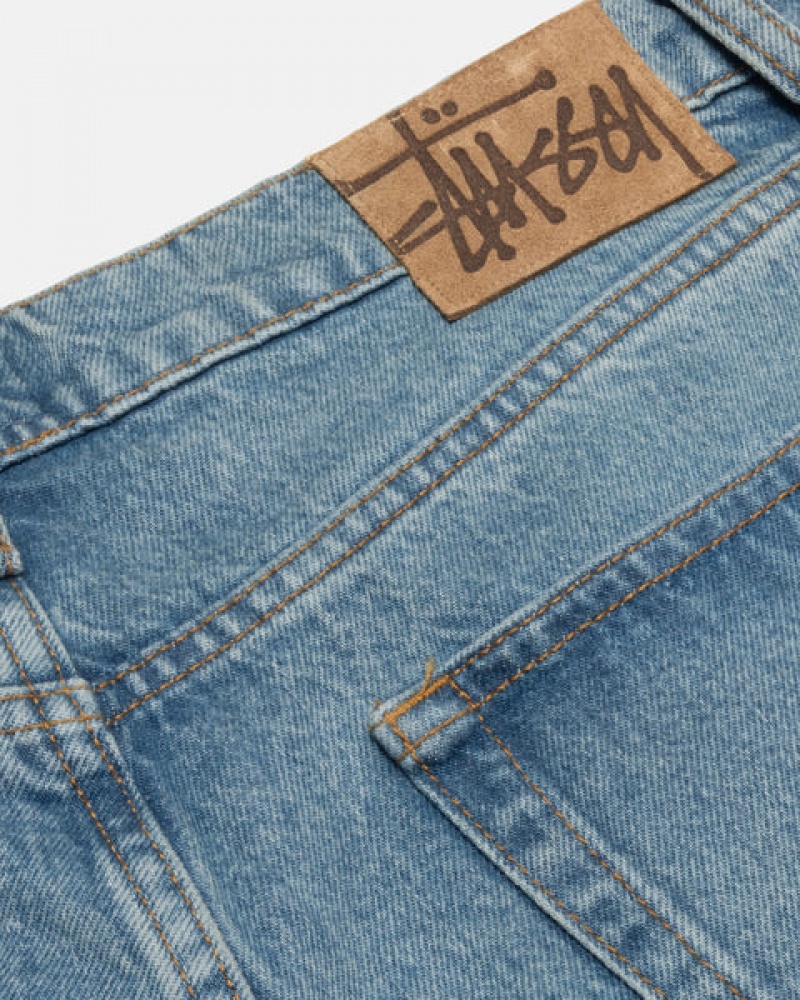 Blue Men's Stussy Big Ol' Jean Denim | TSR-6692