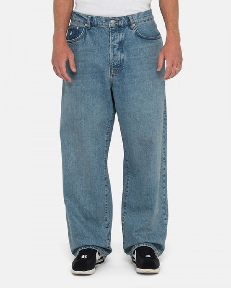 Blue Men's Stussy Big Ol' Jean Denim | TSR-6692