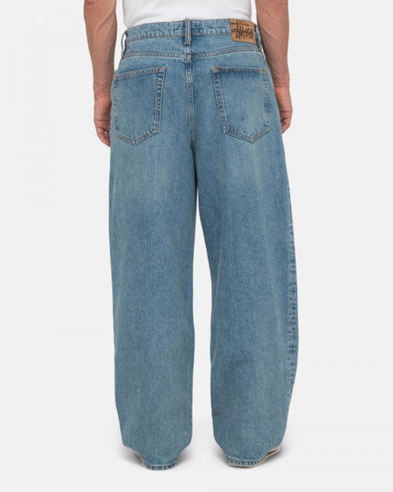 Blue Men's Stussy Big Ol' Jean Denim | TSR-6692