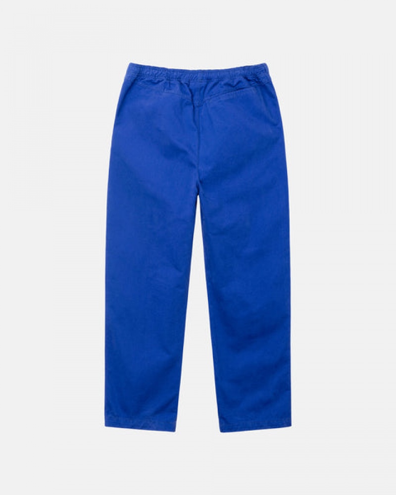 Blue Men's Stussy Brushed Beach Pant Swimwear | FBP-9017