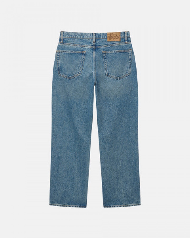 Blue Men's Stussy Classic Jean Denim | DXY-5914