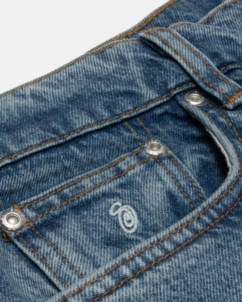 Blue Men's Stussy Classic Jean Denim | DXY-5914