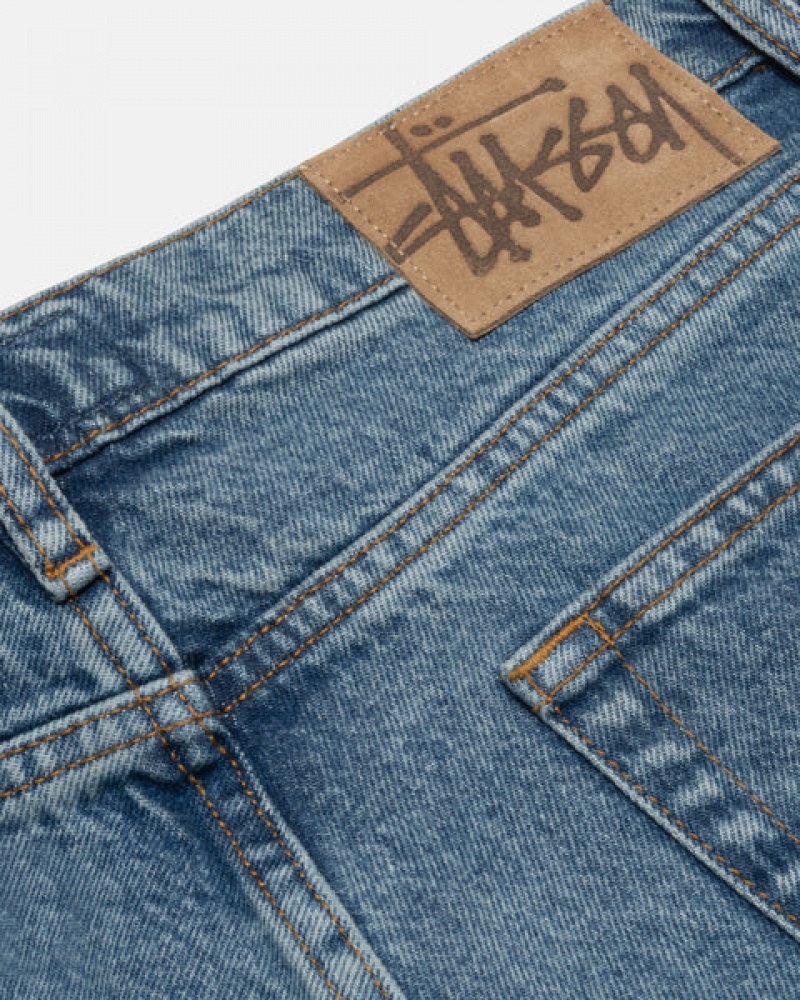 Blue Men's Stussy Classic Jean Denim | DXY-5914