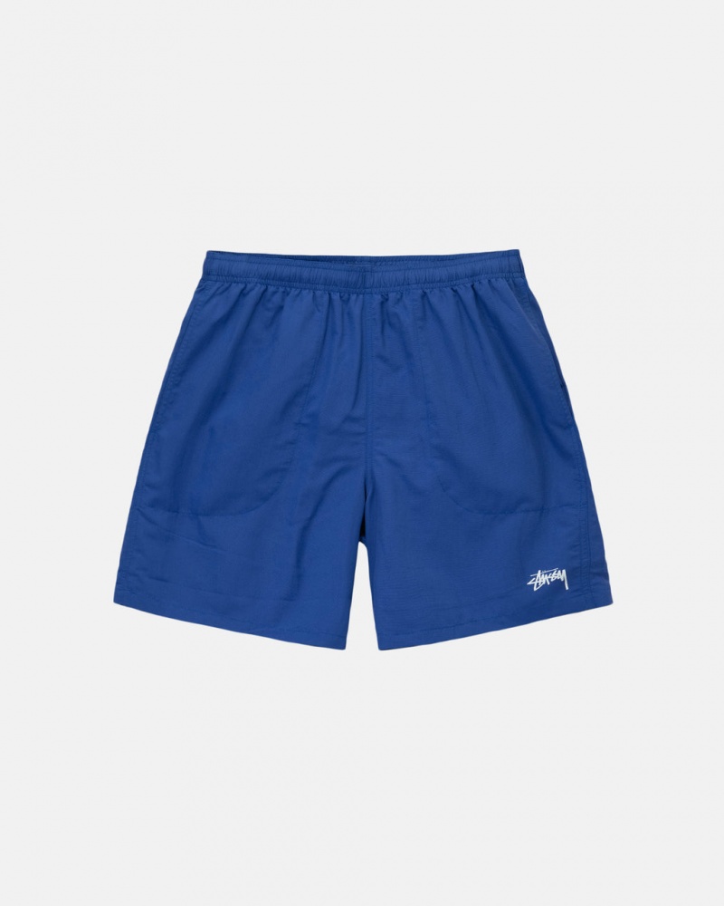 Blue Men\'s Stussy Water Short Stock Shorts | HYO-2721