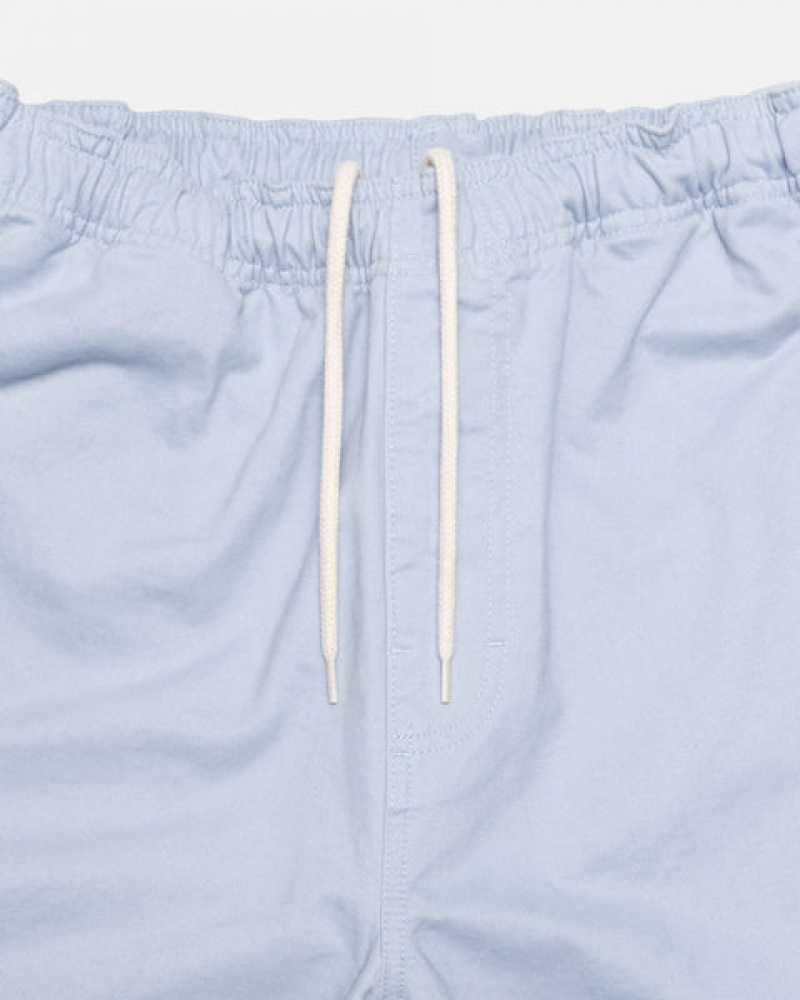 Blue Women's Stussy Brushed Beach Pants | TEF-9478