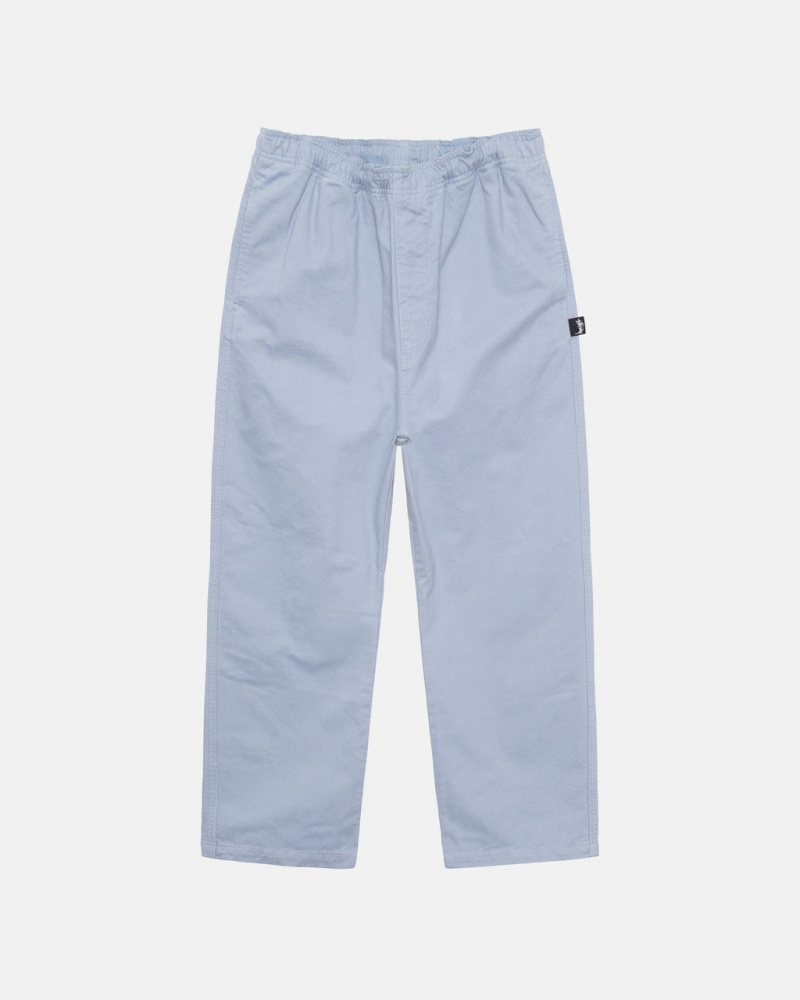 Blue Women\'s Stussy Brushed Beach Pants | TEF-9478