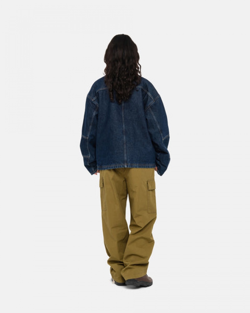 Brown Men's Stussy Beach Pant Ripstop Cargo Pants | GTY-2538