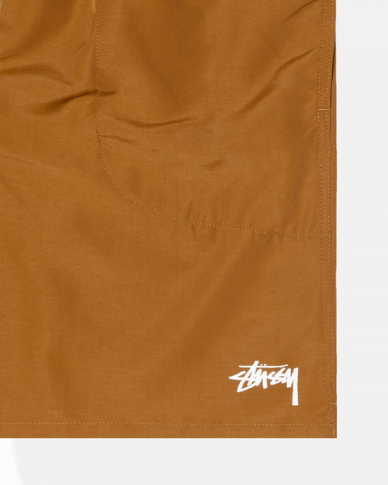 Brown Women's Stussy Water Short Stock Shorts | IBL-0721