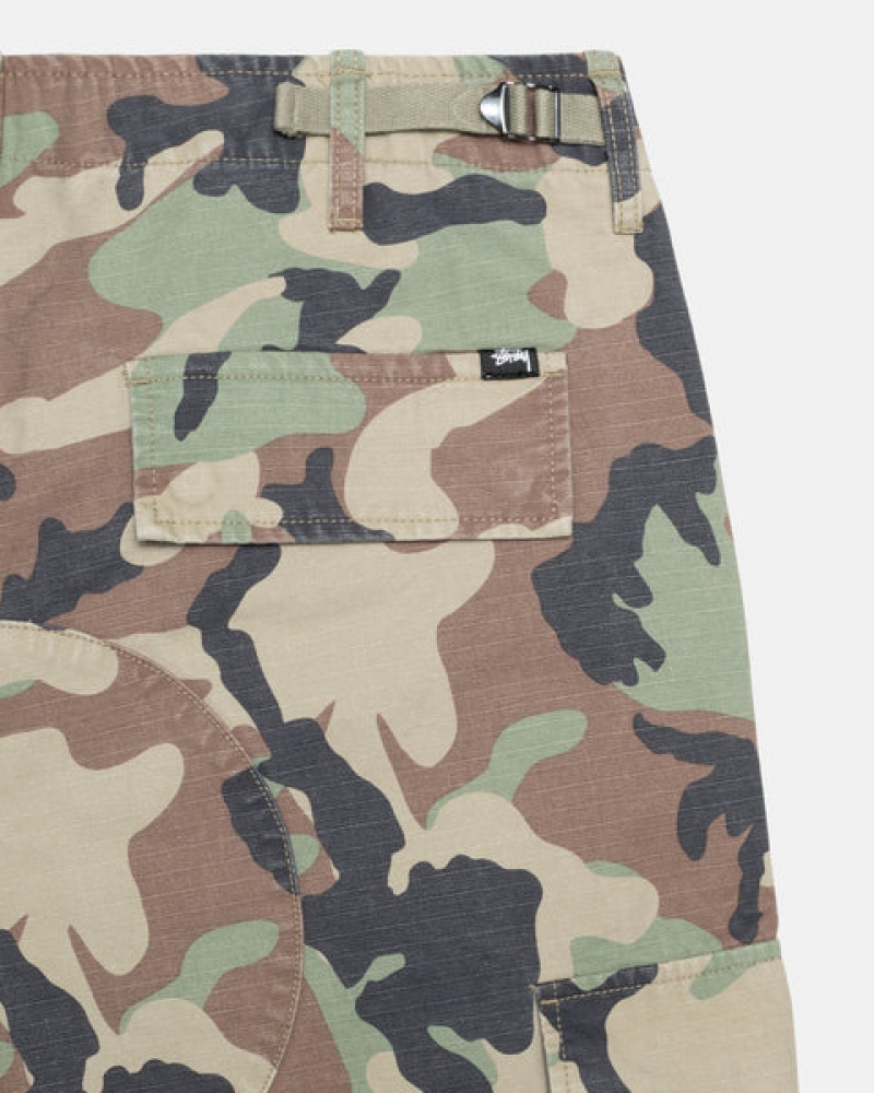 Camo Women's Stussy Surplus Cargo Ripstop Pants | BEP-3568