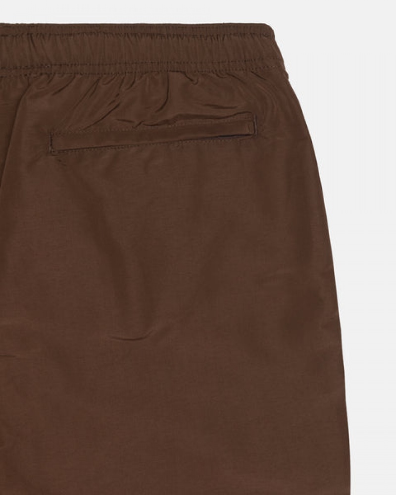 Coffee Men's Stussy Big Basic Water Short Swimwear | HCM-9584