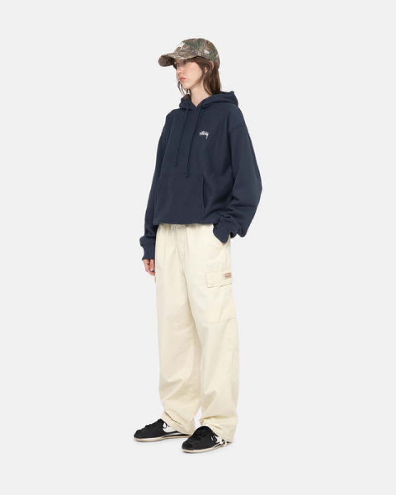 Cream Men's Stussy Beach Pant Ripstop Cargo Pants | MKA-6291