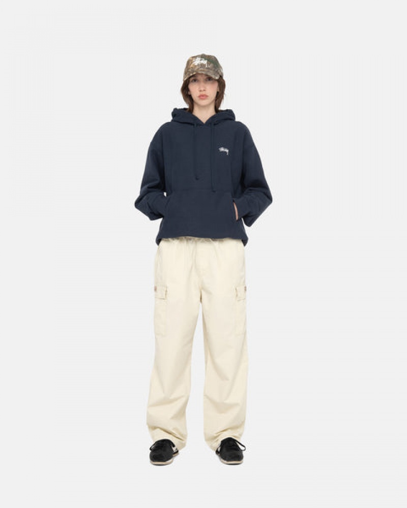 Cream Men's Stussy Beach Pant Ripstop Cargo Pants | MKA-6291