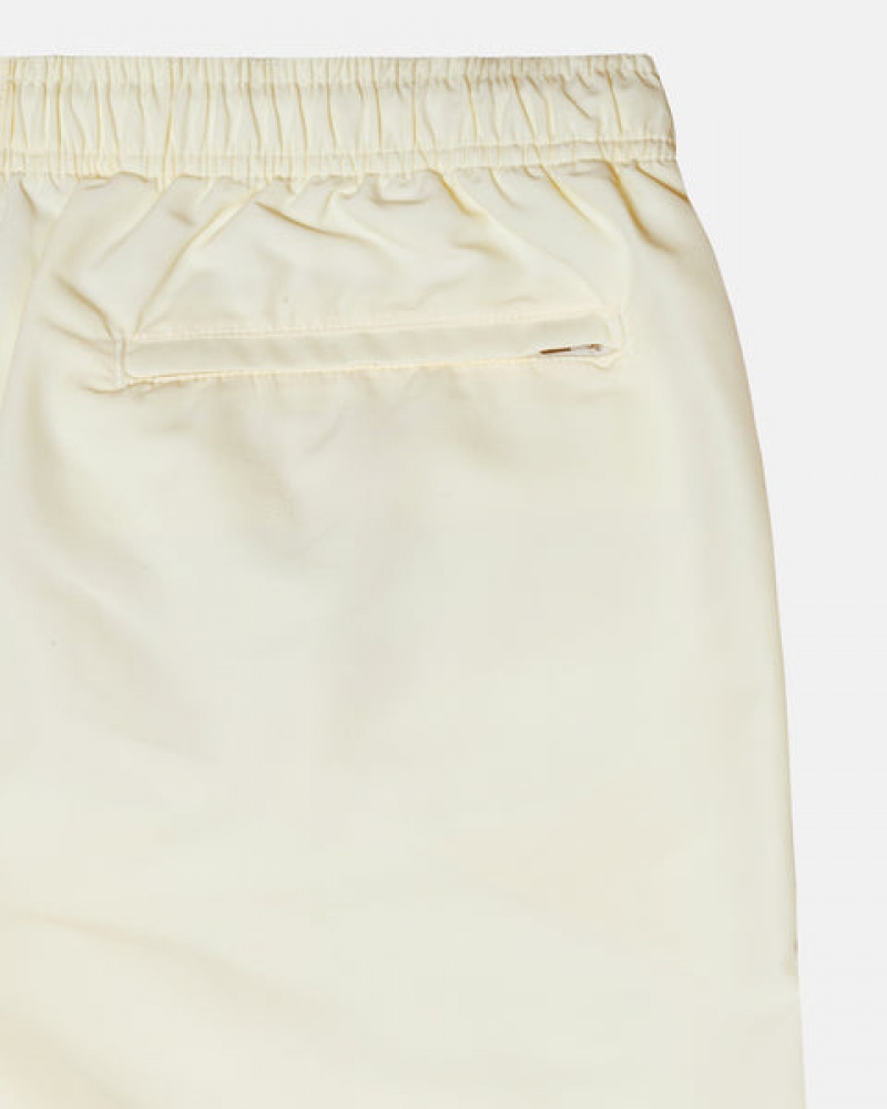 Cream Men's Stussy Big Basic Water Short Swimwear | KTN-1168