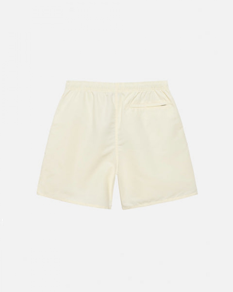 Cream Women's Stussy Big Basic Water Short Swimwear | UHH-1113