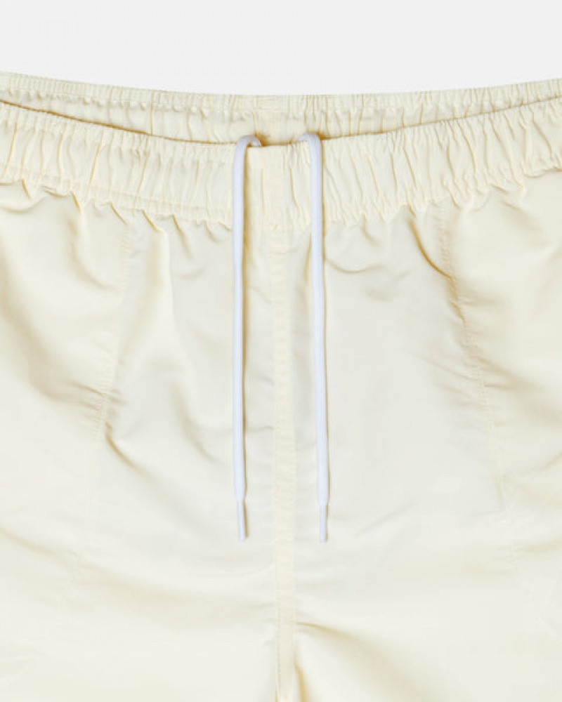 Cream Women's Stussy Big Basic Water Short Swimwear | UHH-1113