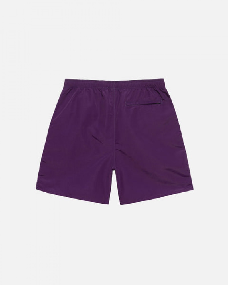 Fuchsia Men's Stussy Big Basic Water Short Swimwear | AGA-2564