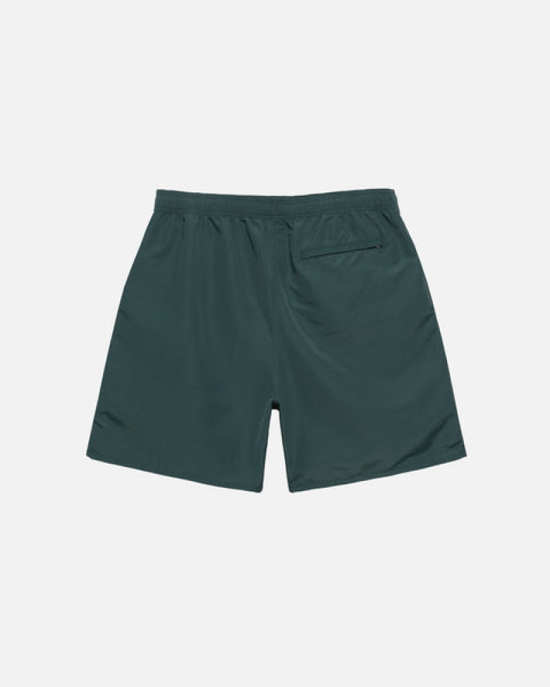 Green Men's Stussy Big Basic Water Short Swimwear | AHT-3020