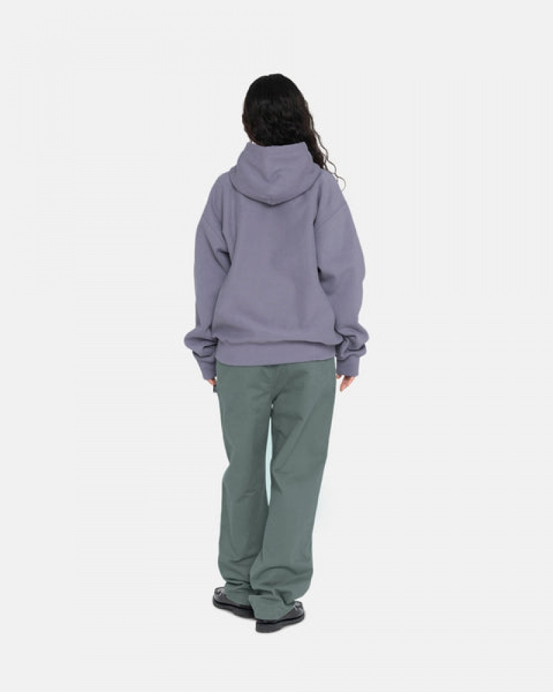 Green Women's Stussy Brushed Beach Pants | BXO-2029