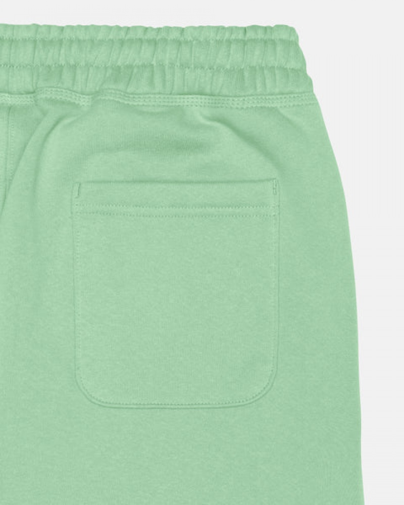 Green Women's Stussy Stock Logo Sweatpants | AYX-0643