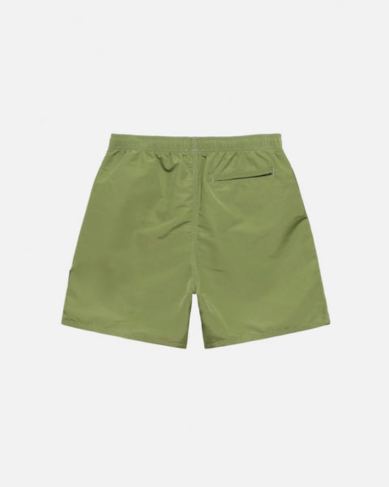 Green Women's Stussy Surfman Patch Water Short Swimwear | KBB-2250