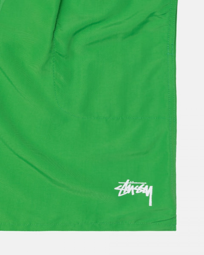 Green Women's Stussy Water Short Stock Shorts | AXT-5660