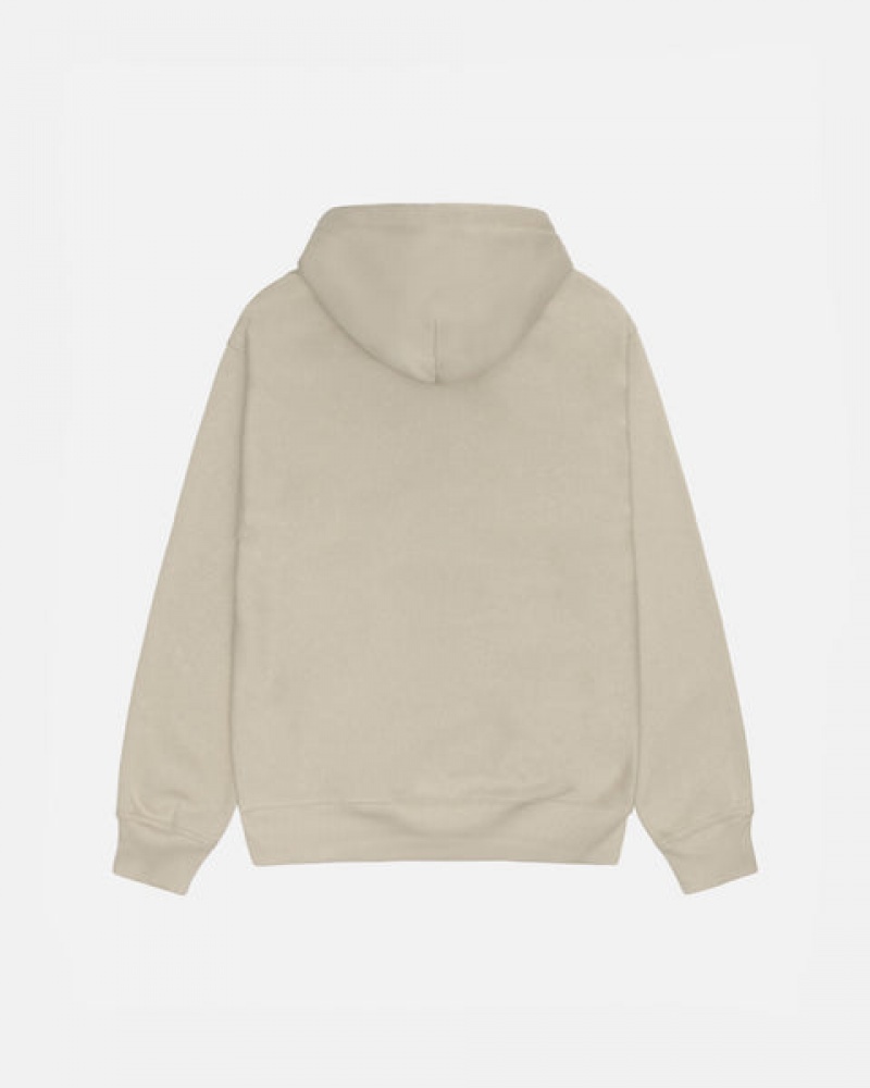 Khaki Men's Stussy Soda Can Hoodie | PCN-0292