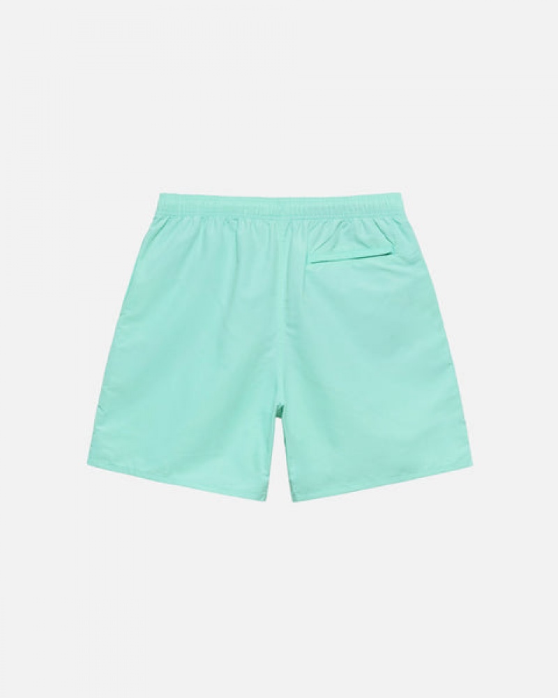 Light Turquoise Men's Stussy Stock Water Short Swimwear | YNG-6816